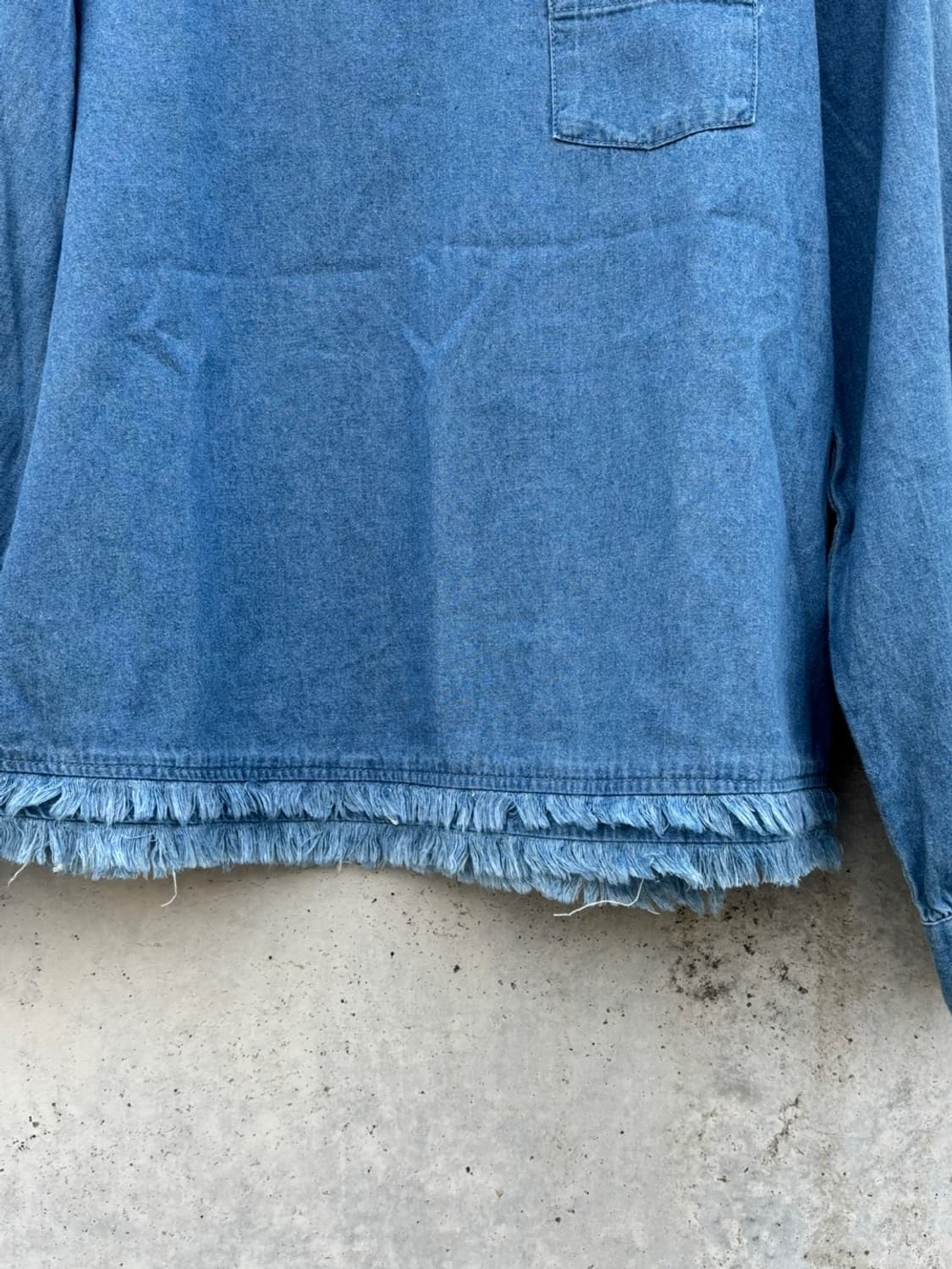 Sky Blue Cut Off Long Sleeve 상품이미지6