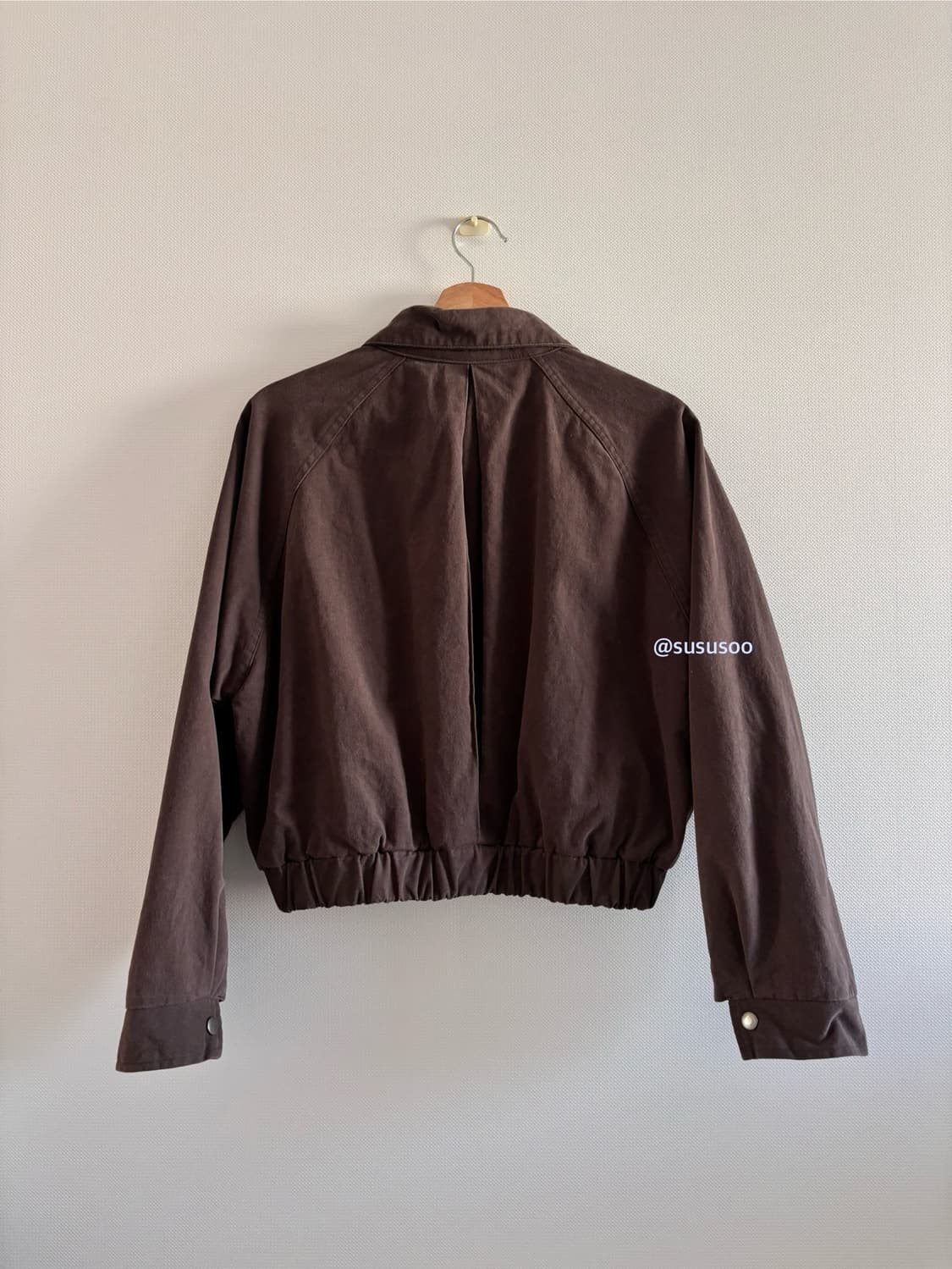 빈티지 브라운 크롭 자켓 상품이미지3