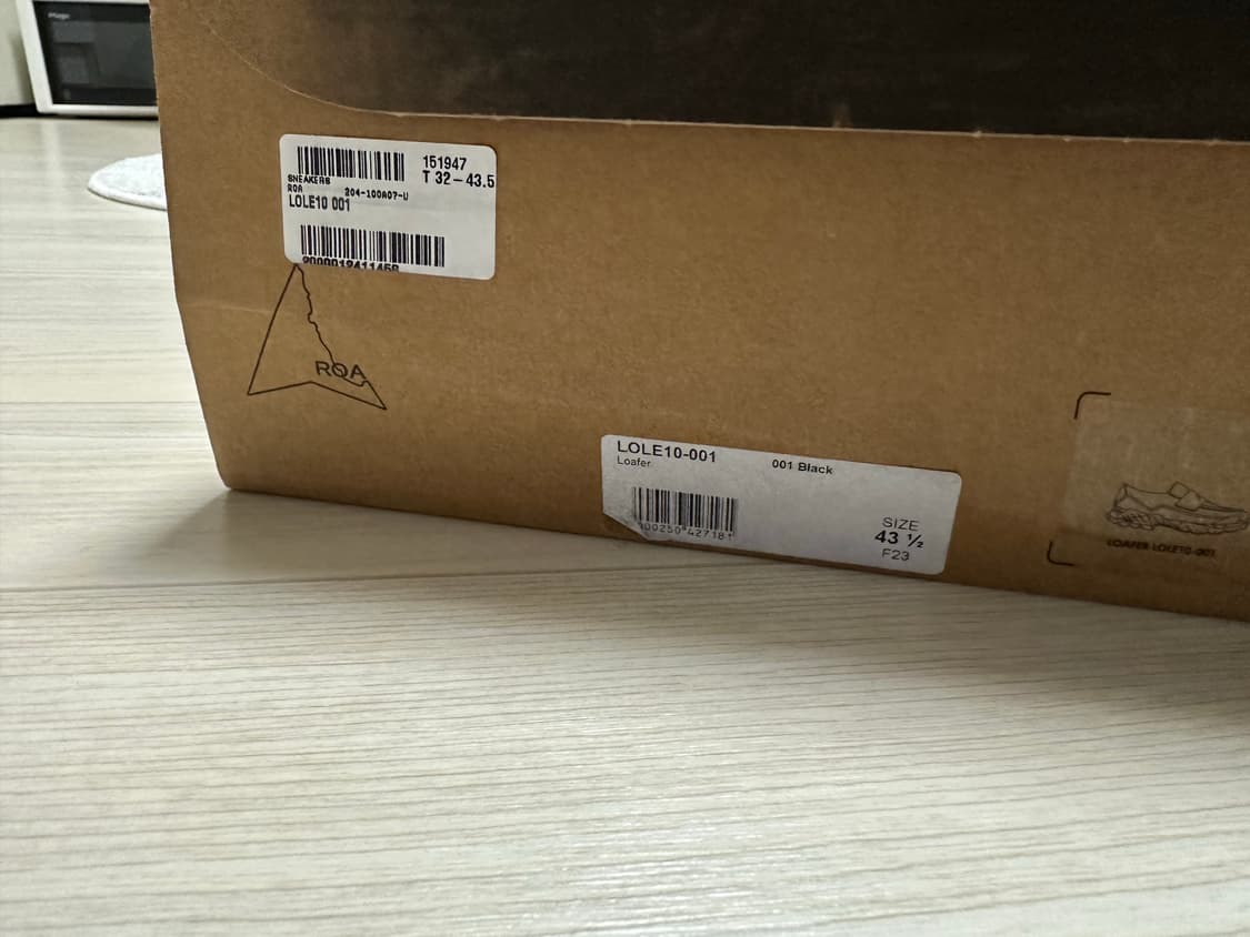 285) roa 로퍼 블랙 상품이미지3