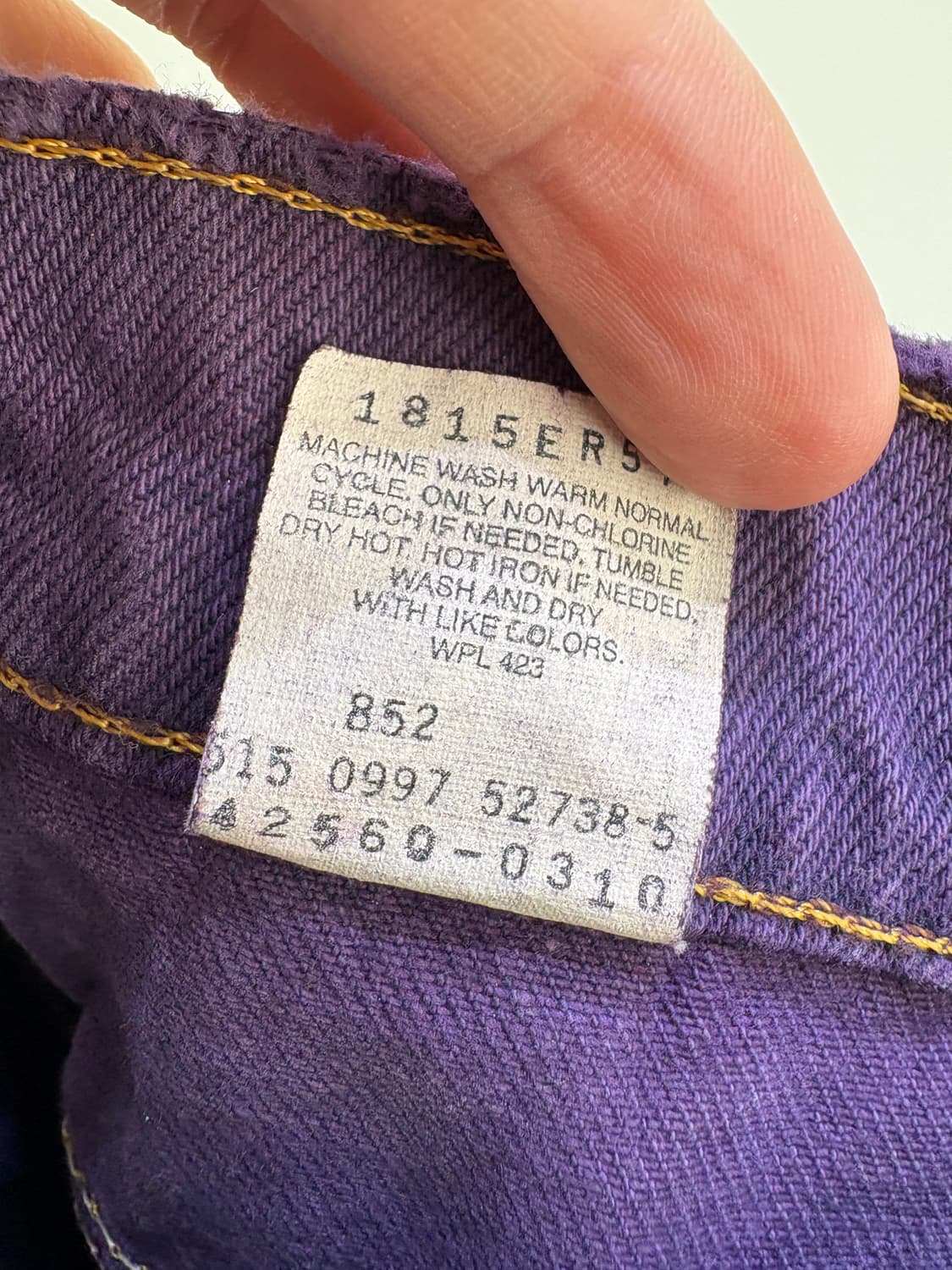 90's LEVIS 560 (Made in USA) 데님팬츠 상품이미지8