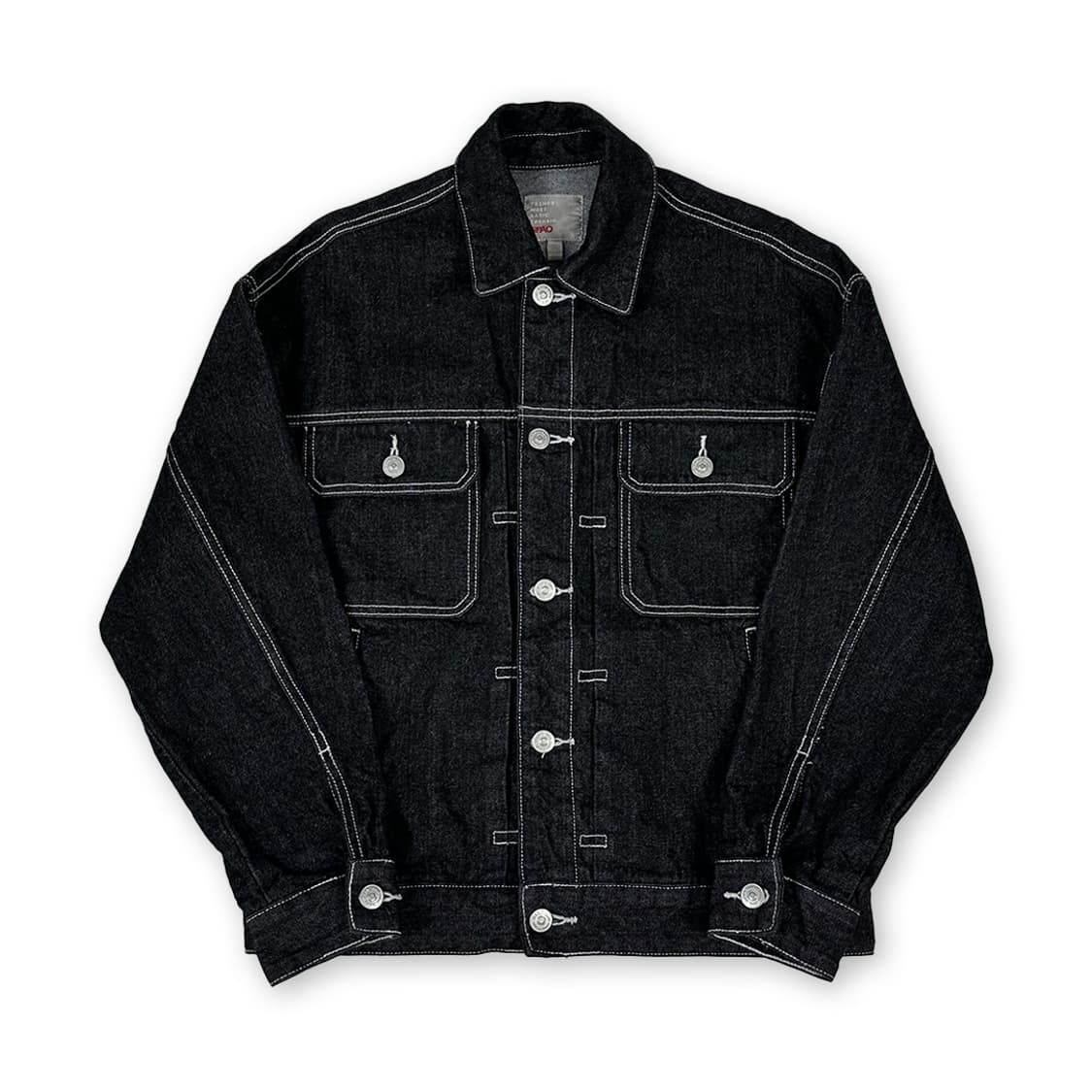 스파오 흑청 데님 자켓 상품이미지1