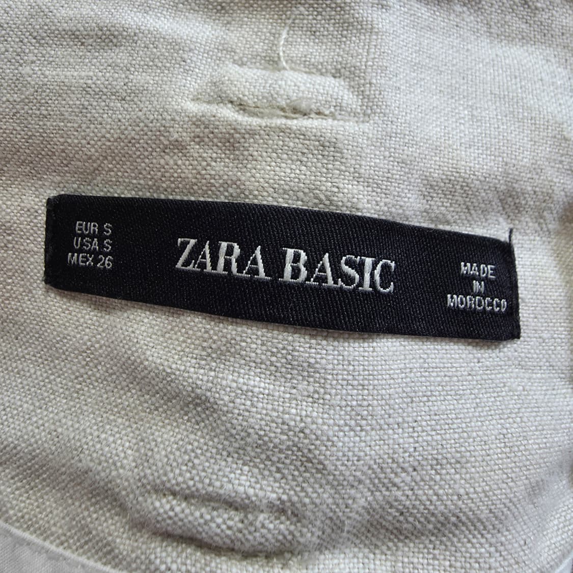 (S)여성 자라 린넨 와이드 팬츠  상품이미지5