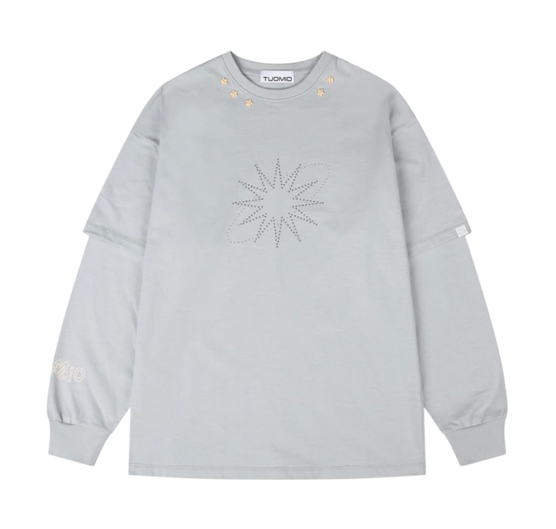 뚜오미오 STAR STUD LAYERED LONG SLEEVES 상품이미지2