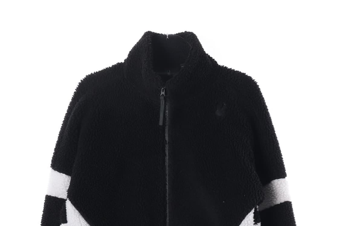 스파이더 빅로고 V배색 보아 플리스 집업 자켓 L 상품이미지4