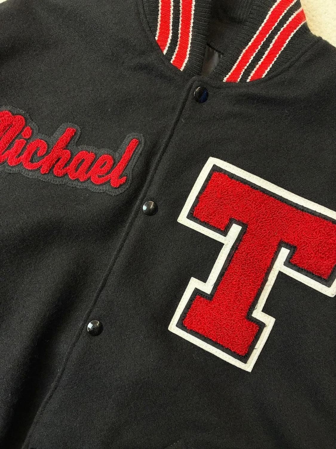 SALEM 00's USA 소가죽 바시티 자켓 PN6137    상품이미지3