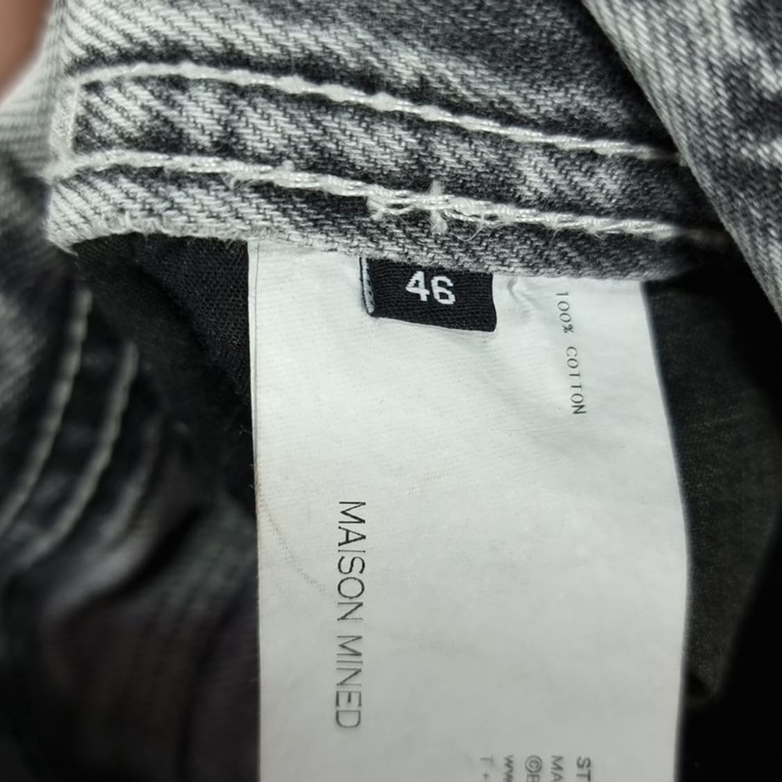 [메종미네드] 스턴 워싱 루즈핏 데님 카펜터 팬츠 M17458 상품이미지9