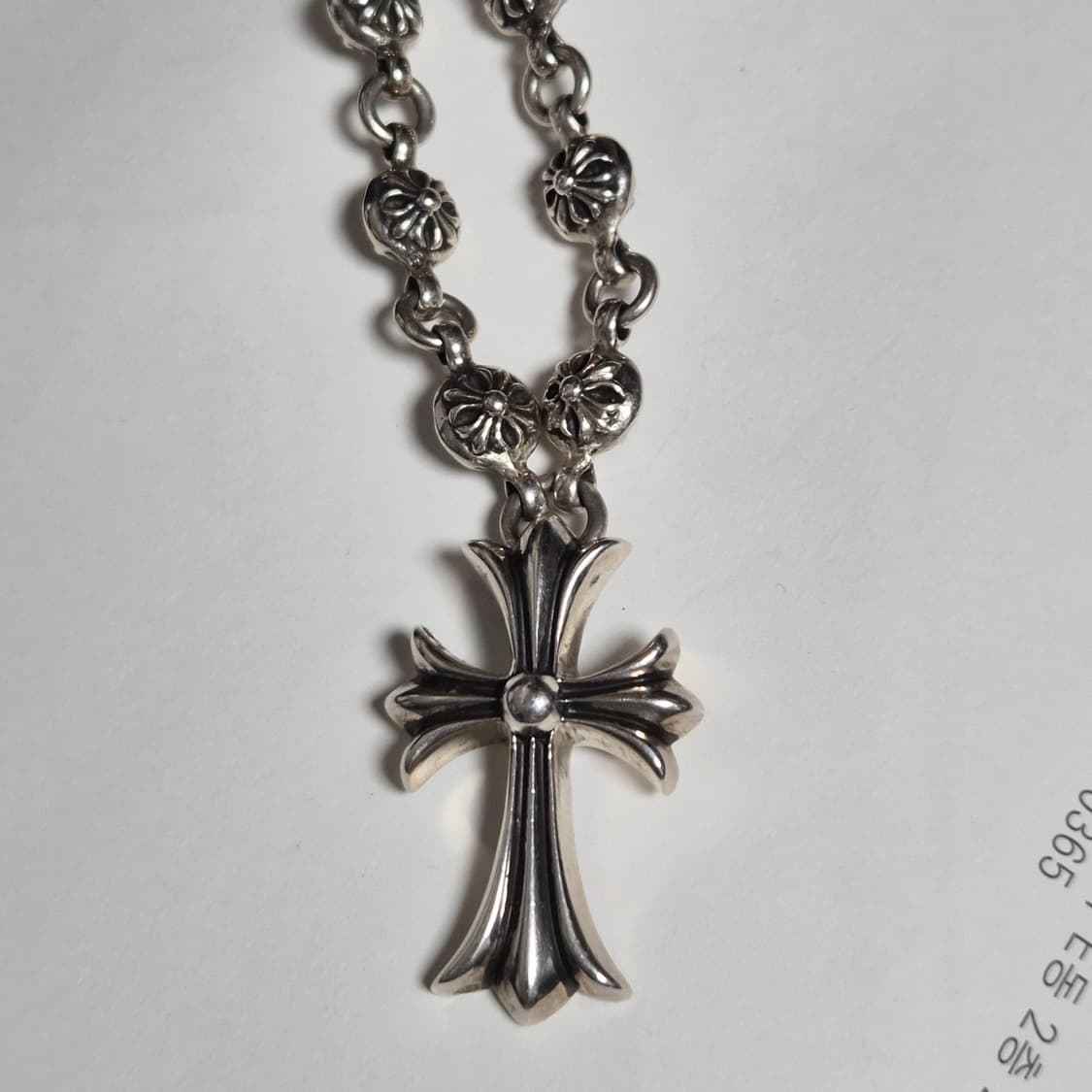 크롬하츠 스몰크로스+크로스볼목걸이 24인치 상품이미지6