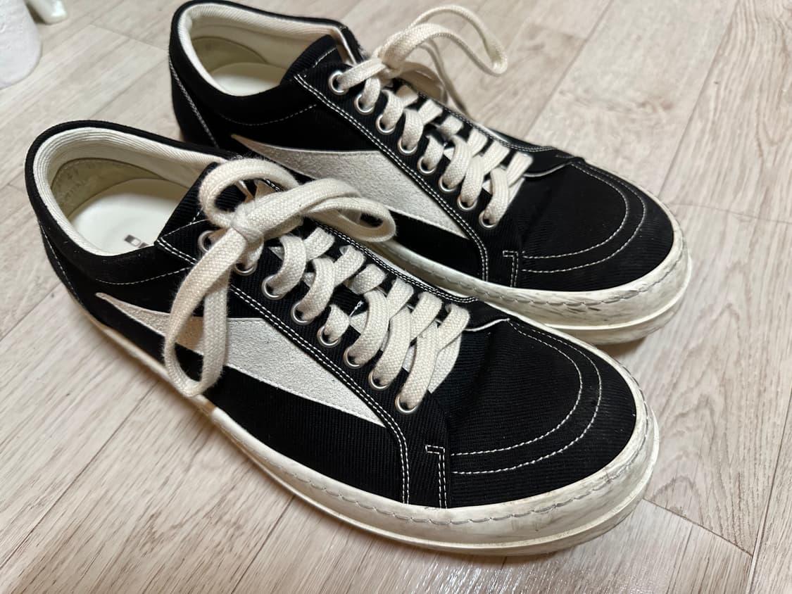 릭오웬스 다크쉐도우 데님빈티지 블랙밀크 상품이미지1