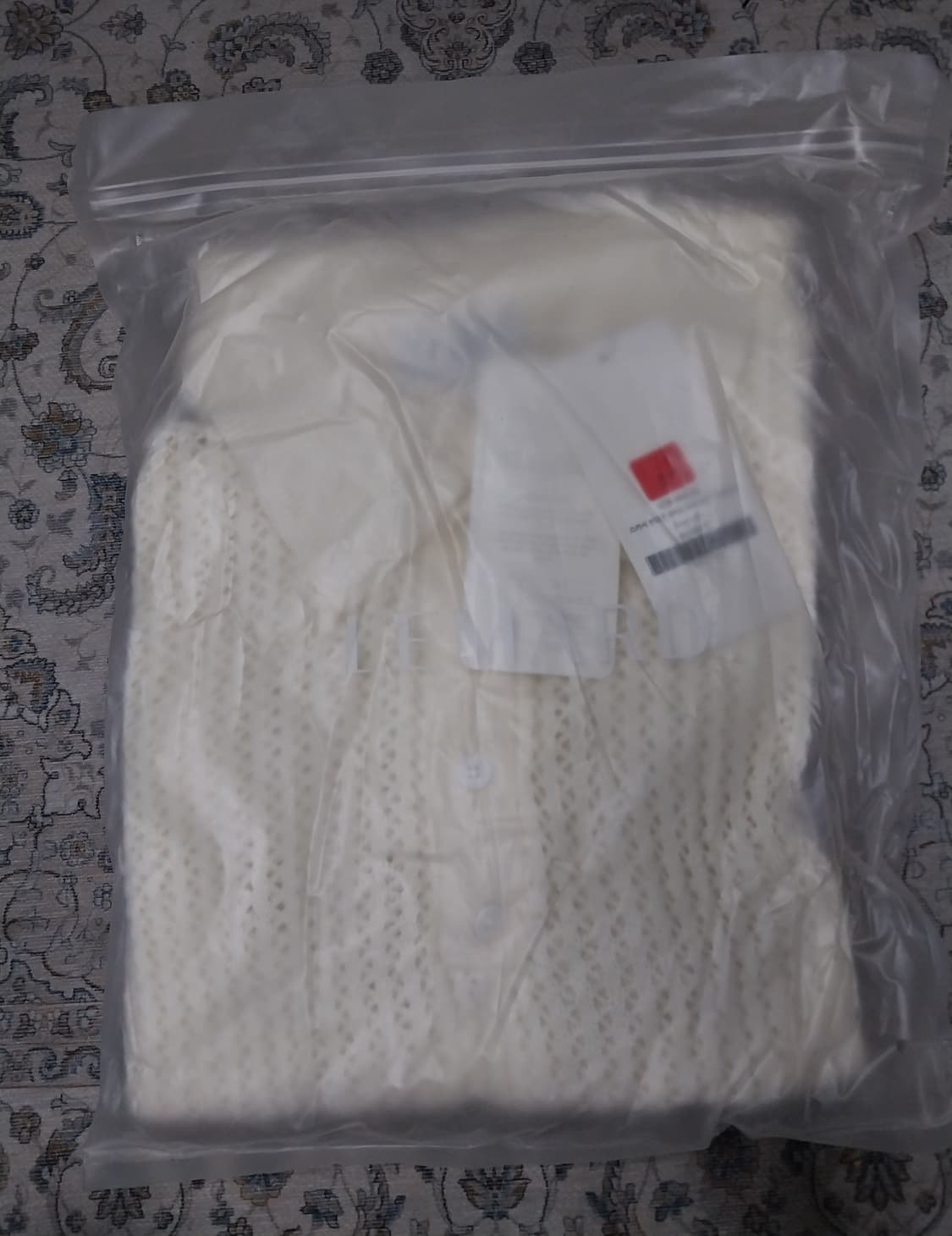 (새상품) 르마드 스카시 반오픈 하프니트 아이보리 2사이즈 상품이미지1