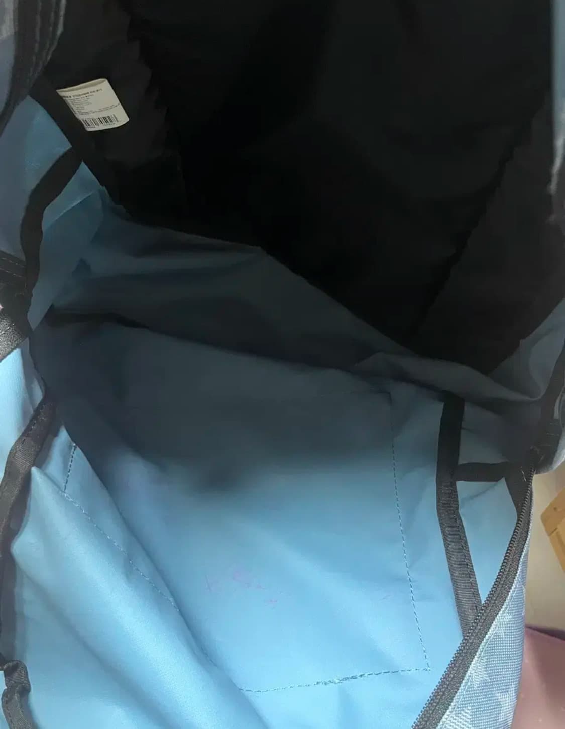 별모양 스타 하늘색 백팩 상품이미지2