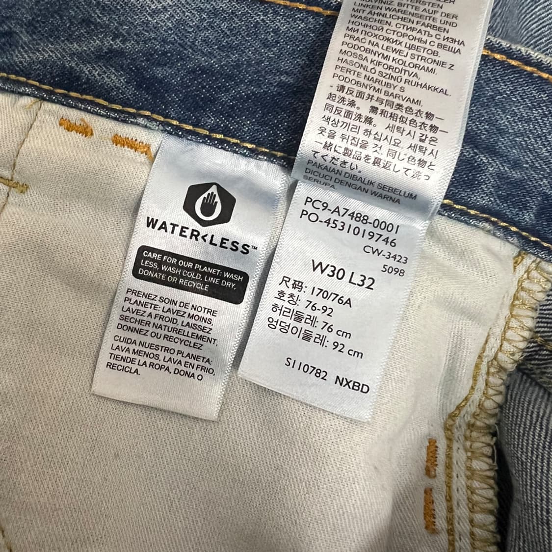 리바이스 실버탭 루즈핏 데님 팬츠 청바지 30 상품이미지7