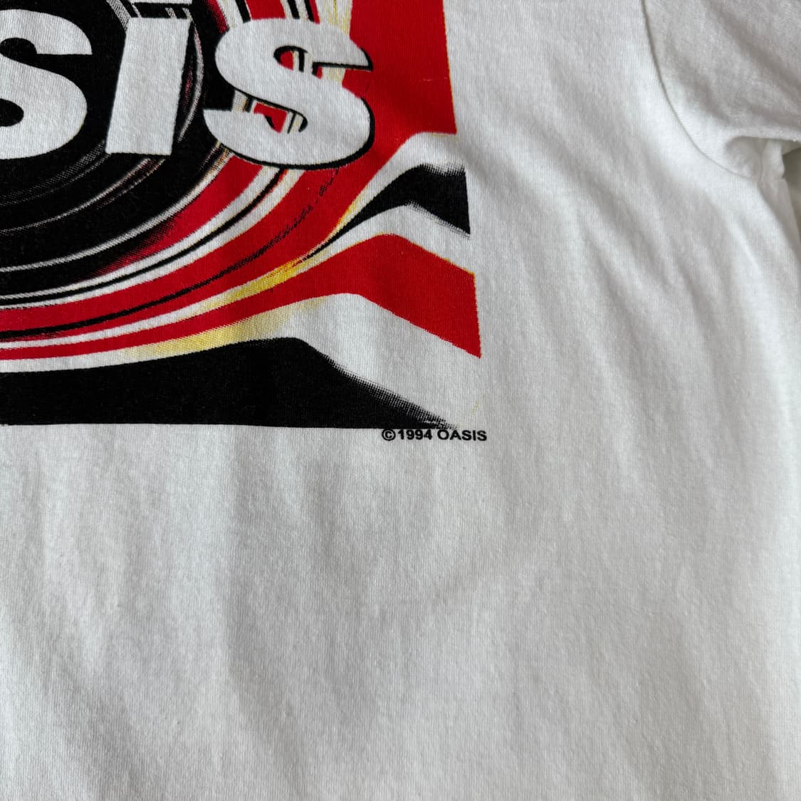 오아시스 94년도 싱글스티치 티셔츠 상품이미지4