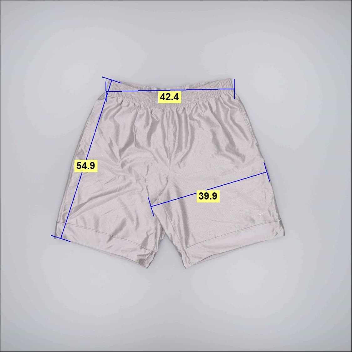 XL 나이키 메탈릭 농구반바지 실버 0602H2 상품이미지7