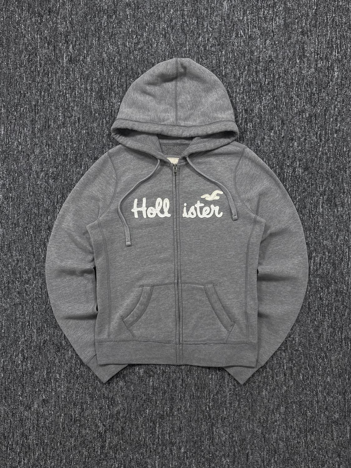 홀리스터 그레이 후드집업 상품이미지3