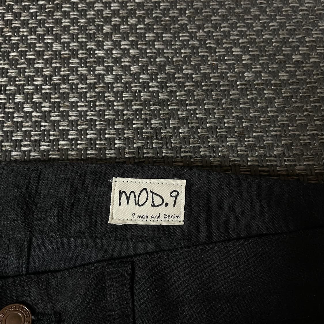(31) 모드나인 블랙 코튼 팬츠 상품이미지4