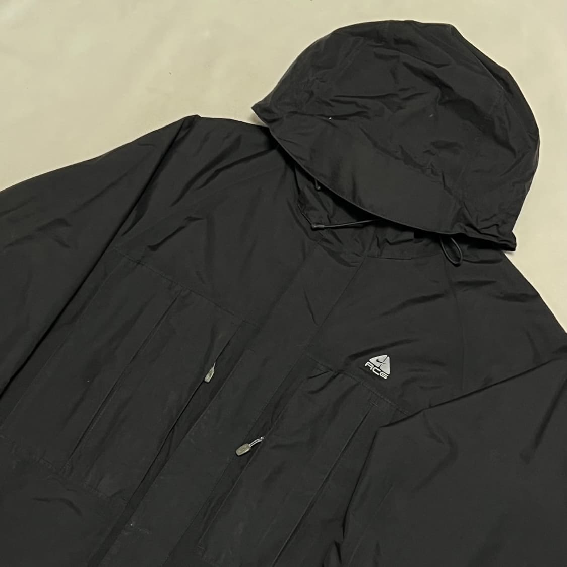 M 나이키acg 투웨이 블랙 후드 바람막이 상품이미지1