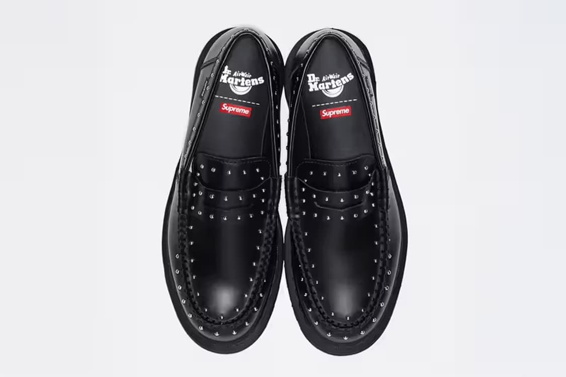 [250]슈프림 닥터마틴 펜톤 로퍼 블랙 상품이미지1