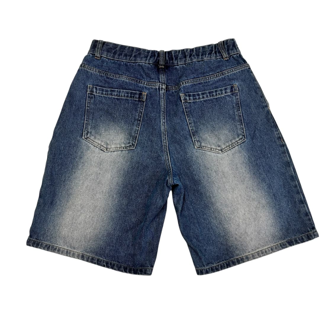 키뮤어 바이오워싱 하프 데님 팬츠 상품이미지5