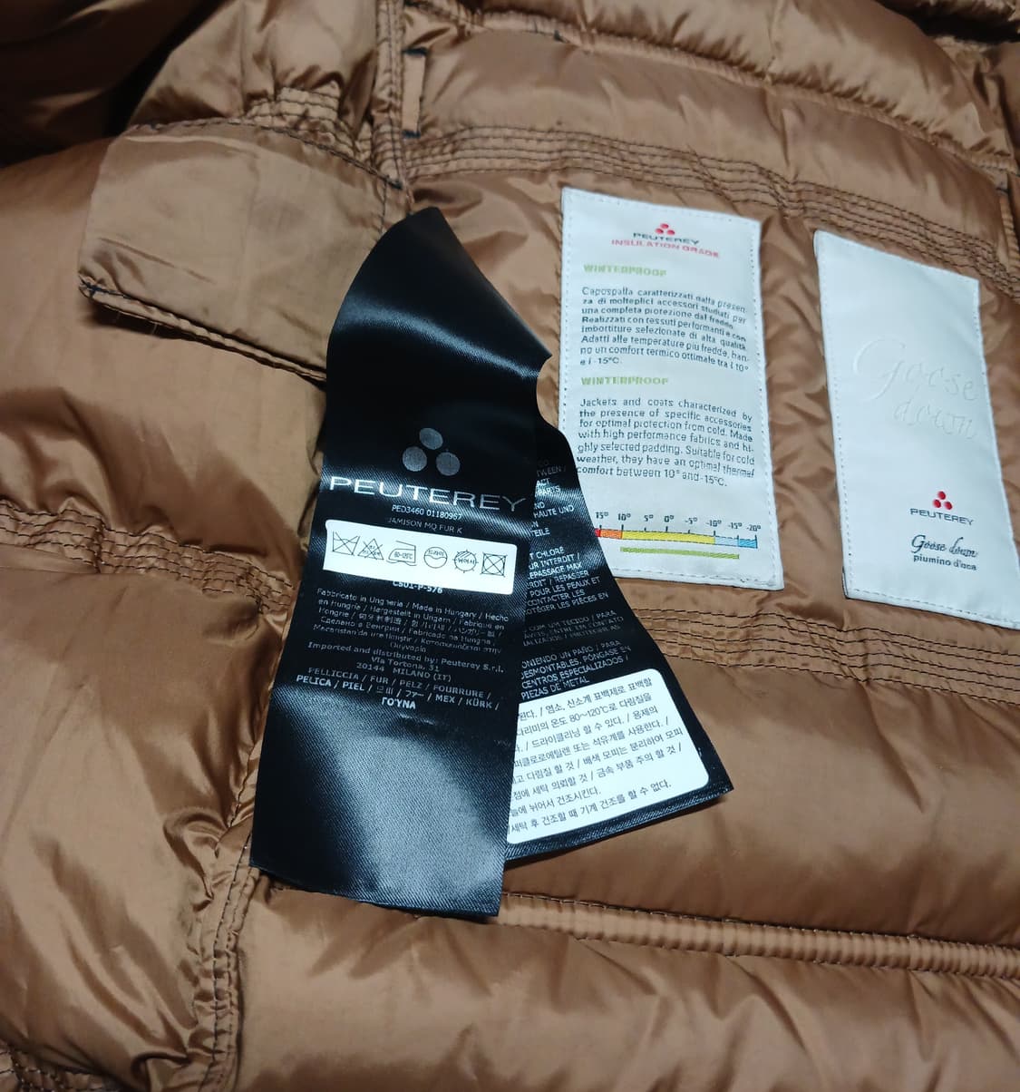 페트레이 PPEUTEREY 구스다운 롱 패딩 44 상품이미지10