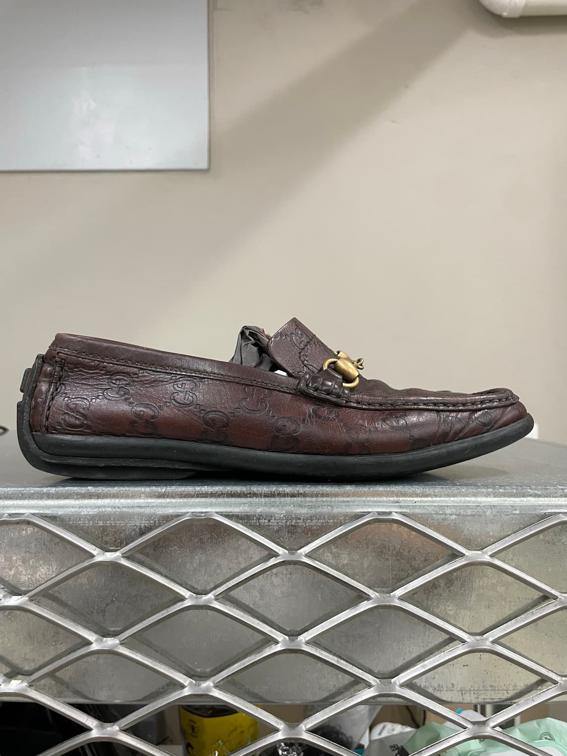 구찌 레더 홀스빗 모카신 37 상품이미지4