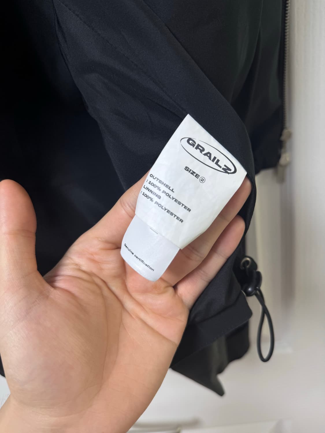 그레일즈 바람막이 2사이즈 상품이미지4
