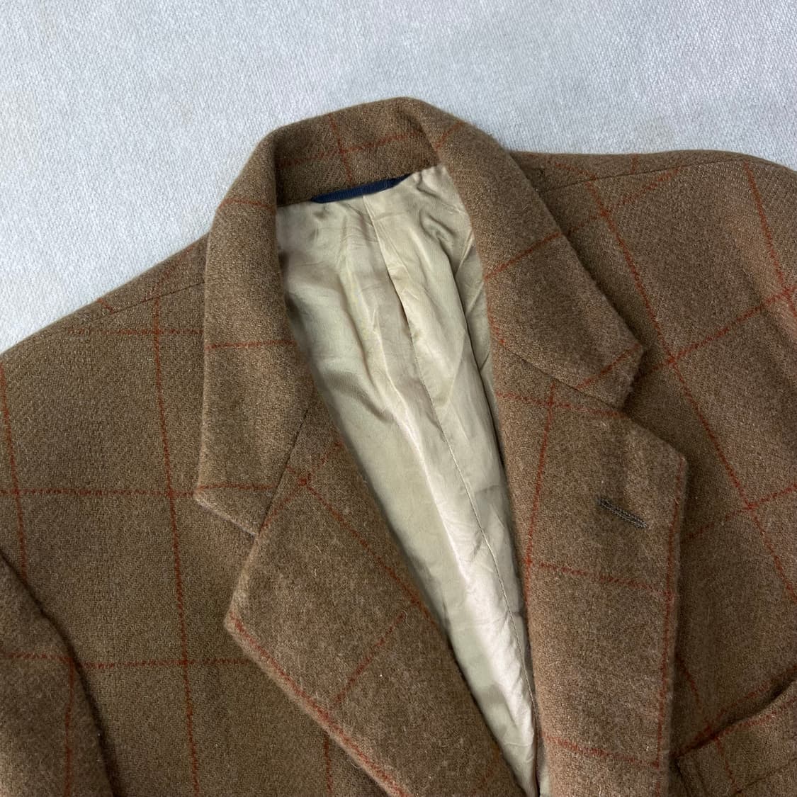 100 폴로랄프로렌 90s 울 체크 블레이저 자켓 상품이미지2