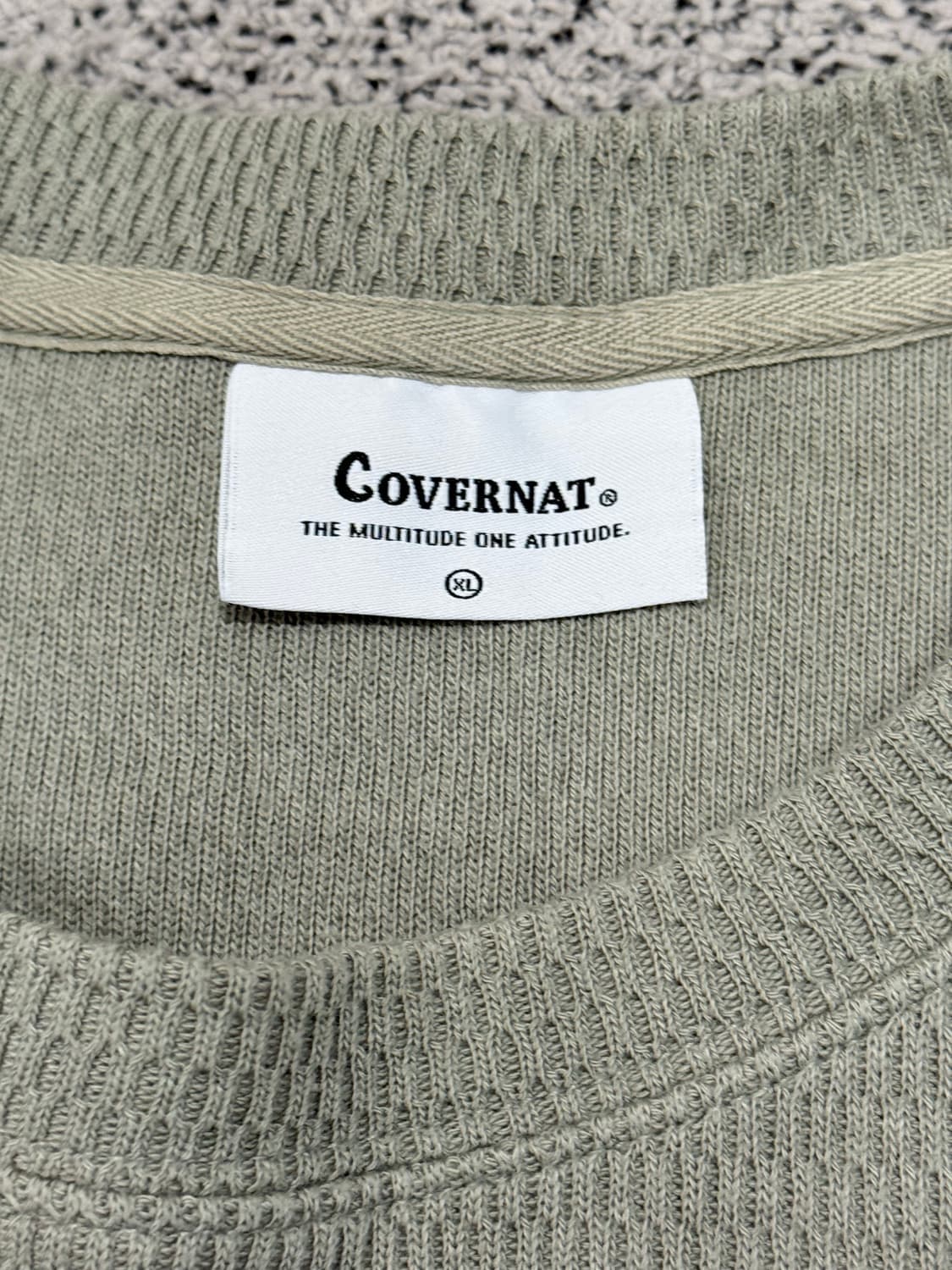 (M) 커버낫 와플 맨투맨 상품이미지3