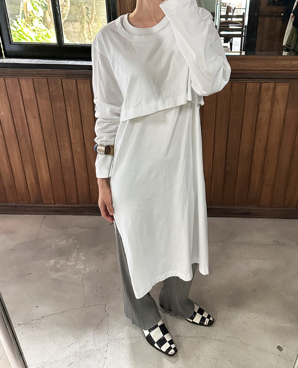 ISSEY MIYAKE PLEATS PLEASE gray pants 상품이미지3