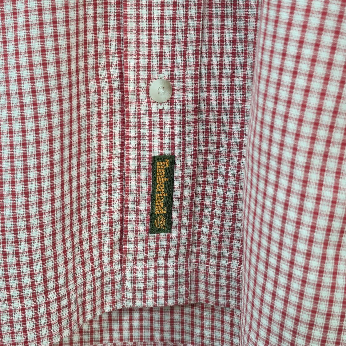 팀버랜드 반팔 체크셔츠- 95-100정도 상품이미지4