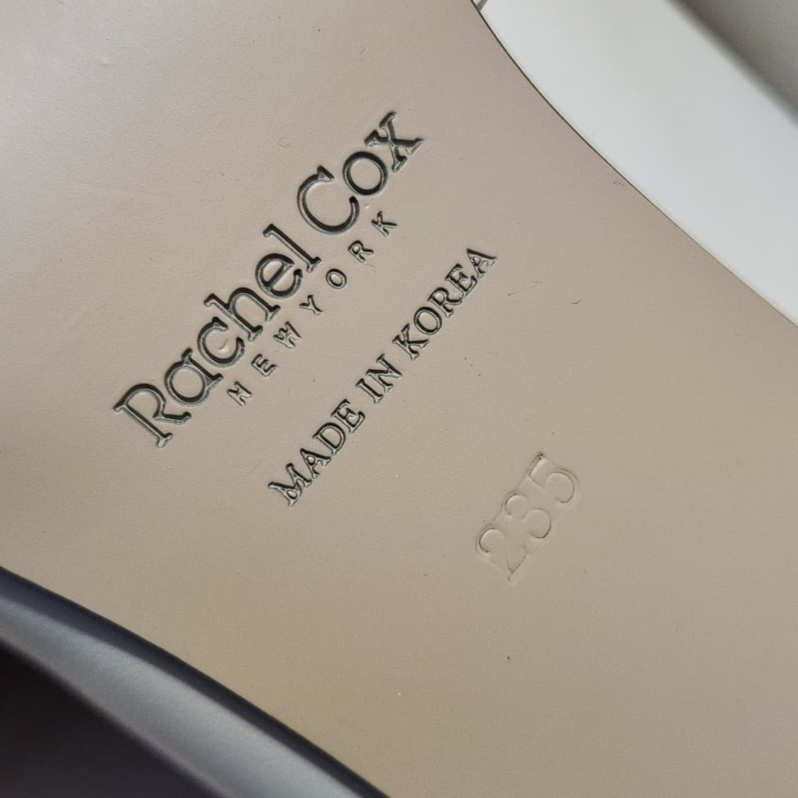 🤍 Rachel Cox 화이트 스퀘어 로퍼힐 (235)
 상품이미지6