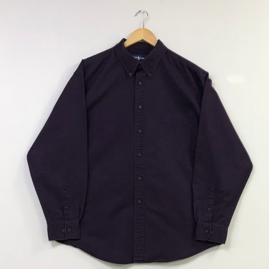 XL 폴로 솔리드 코튼 셔츠 상품이미지2