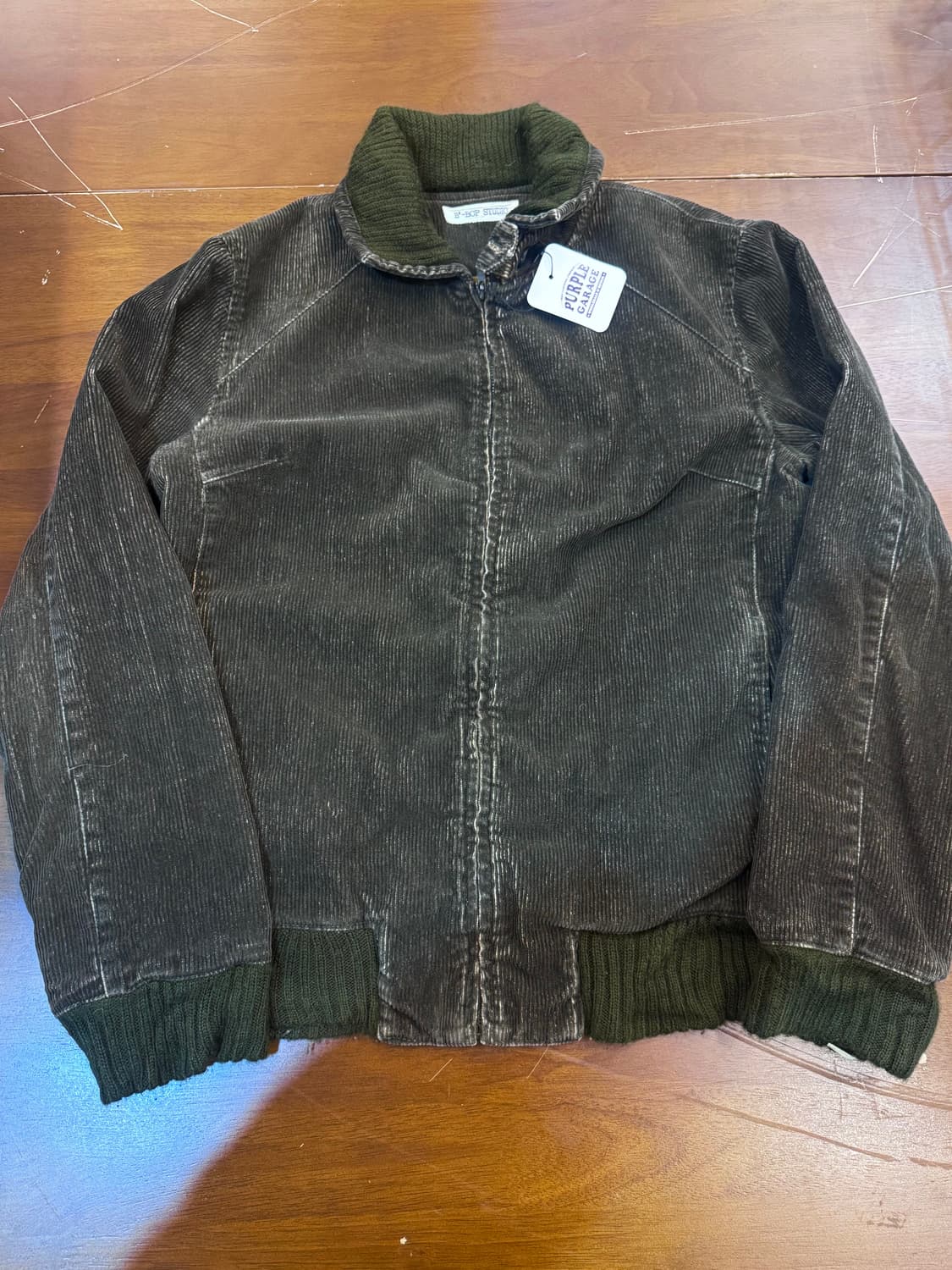 일본빈티지 코듀로이 숏 집업 자켓 B159 상품이미지2