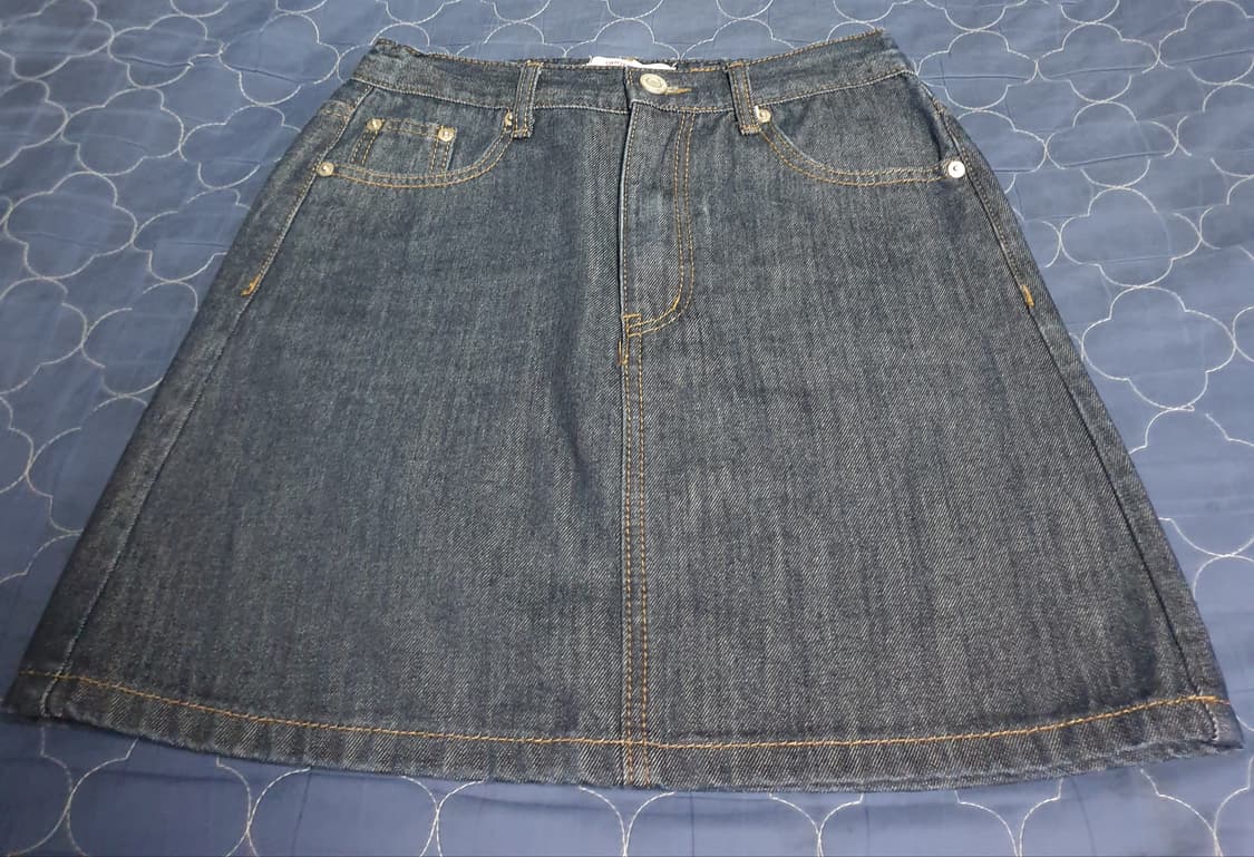 오디너리홀리데이 생지 데님 미니스커트 (F) 상품이미지1