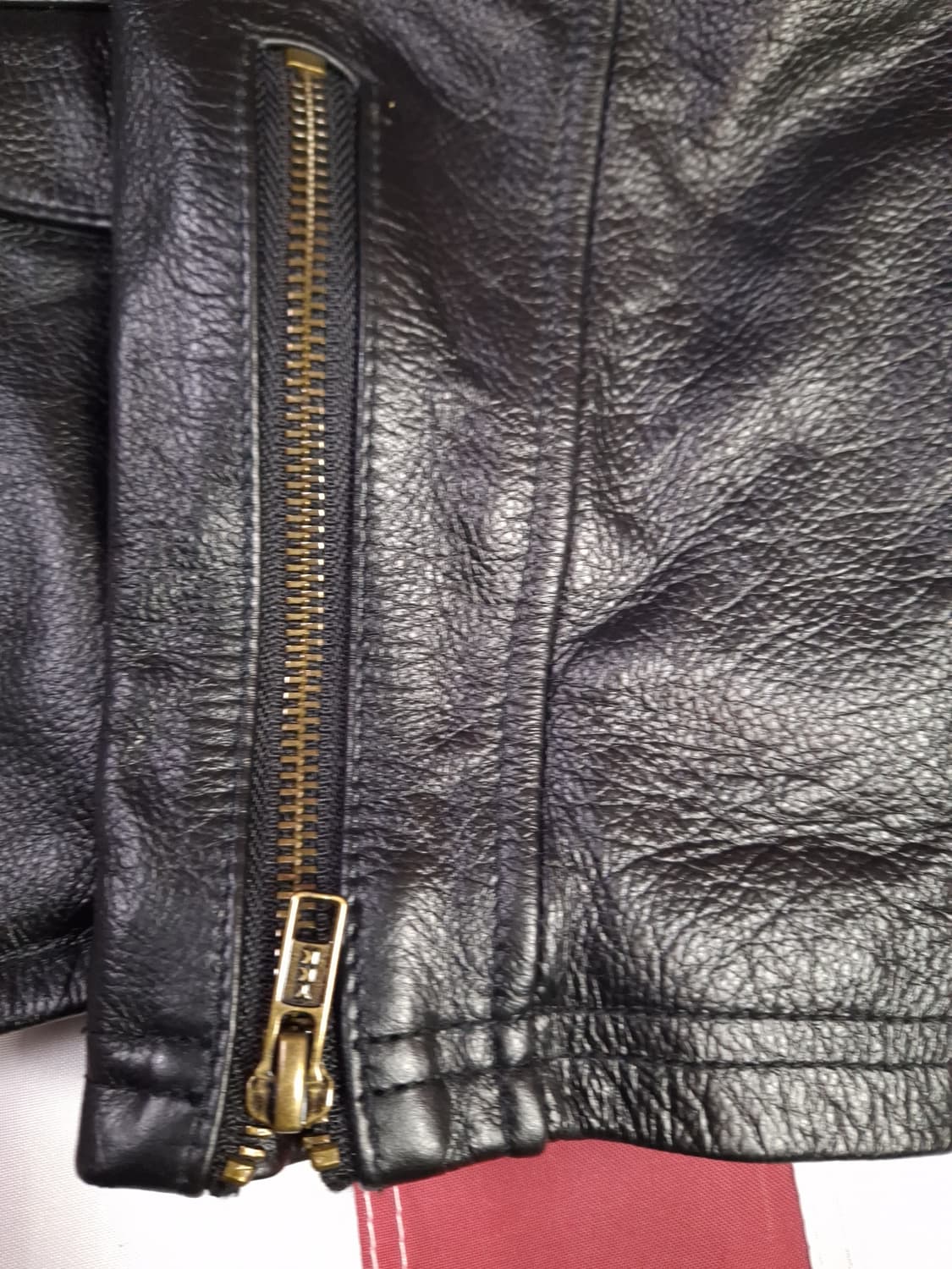 택새제품 리얼레더 싱글 라이더 바이크자켓 상품이미지3