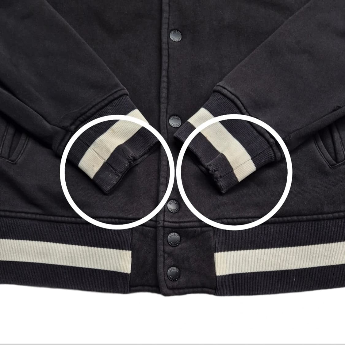 [M] stussy 스투시 월드투어 바시티자켓 상품이미지4