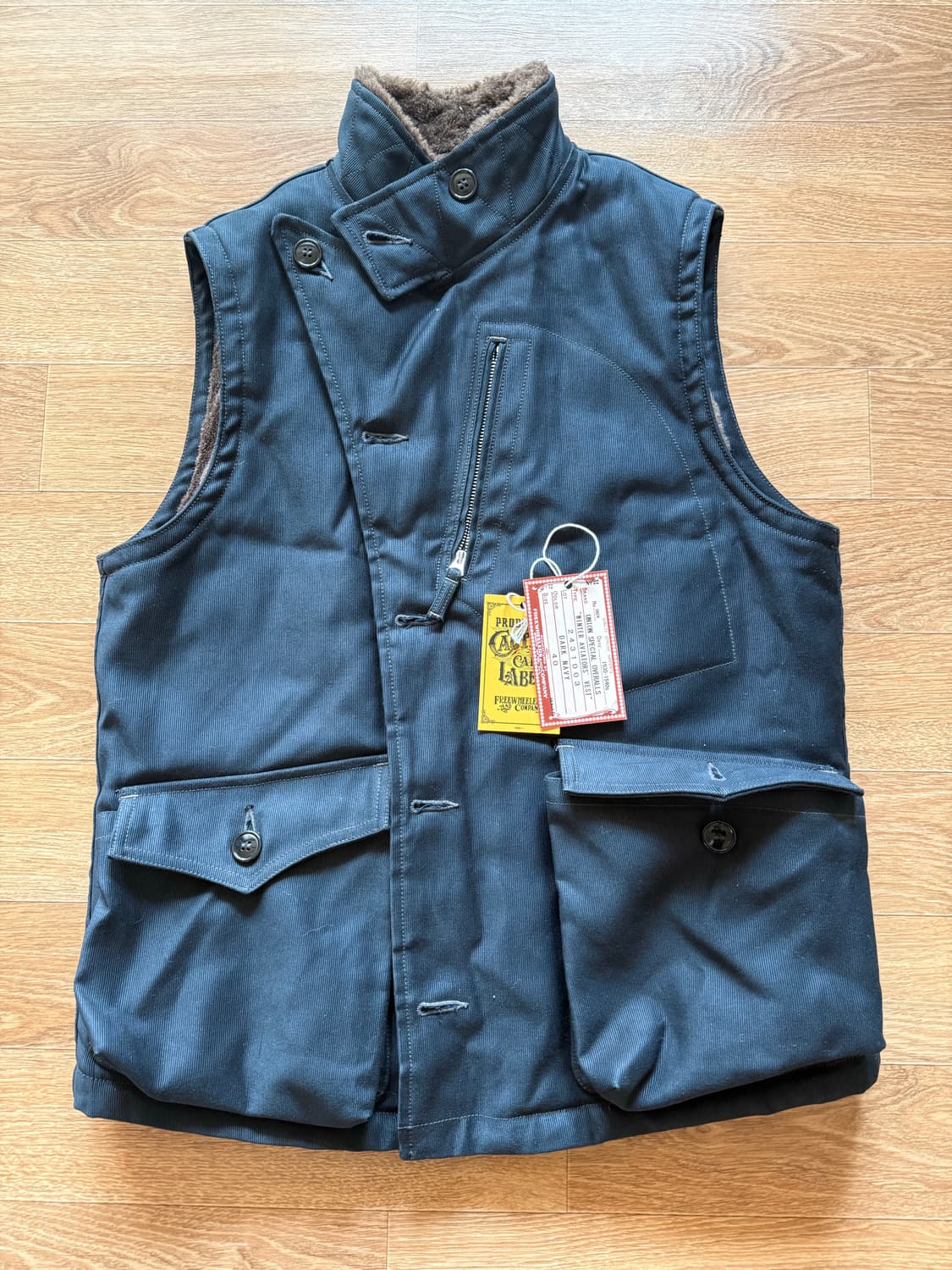 프리휠러스 윈터에비에이터 베스트 40 네이비 상품이미지1