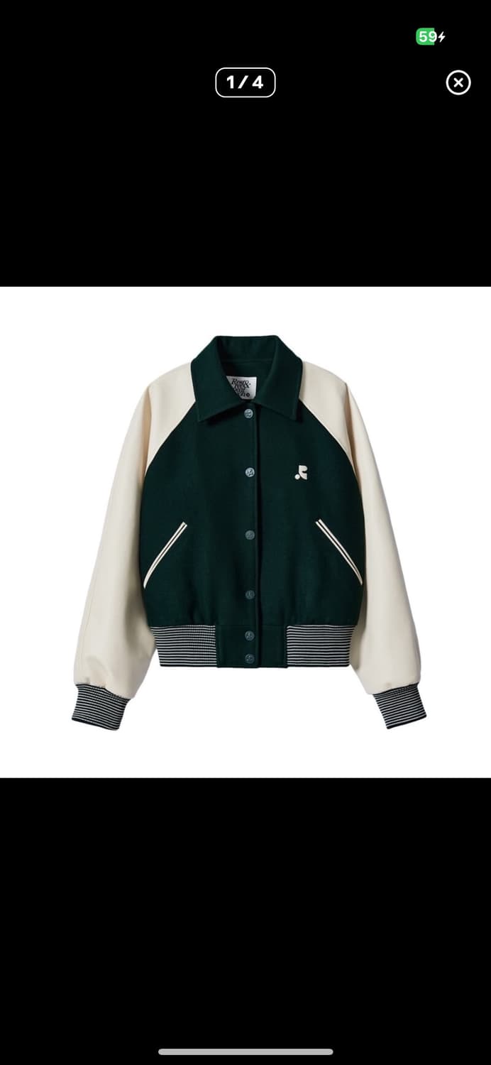 레스트앤레크레이션 바시티 자켓 그린 (1회착) 상품이미지1