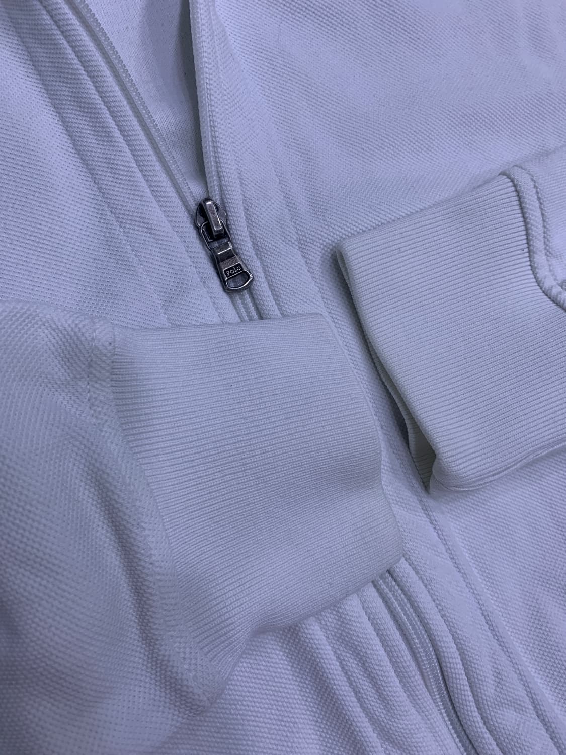 폴로 빅포니 화이트 코튼집업 상품이미지4