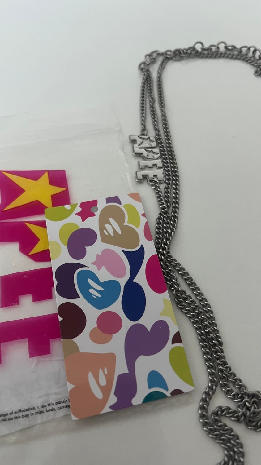 베이프 에이프 체인 하트 목걸이 상품이미지2