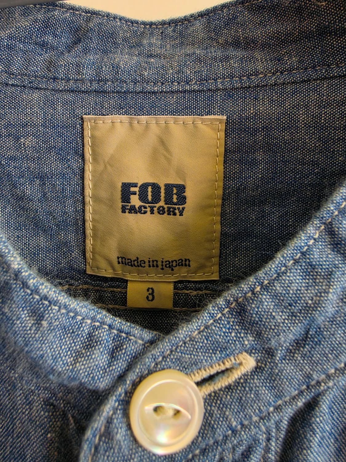 FOB FACTORY 샴브레이 셔츠 상품이미지3