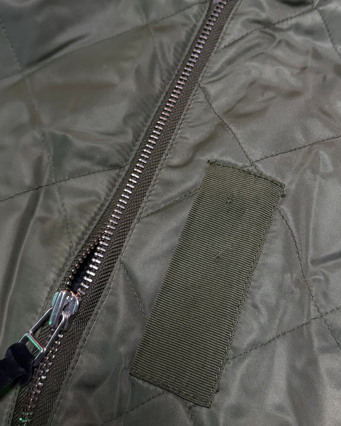 스투시 다이아몬드 퀼팅 MA-1 자켓 S 상품이미지4