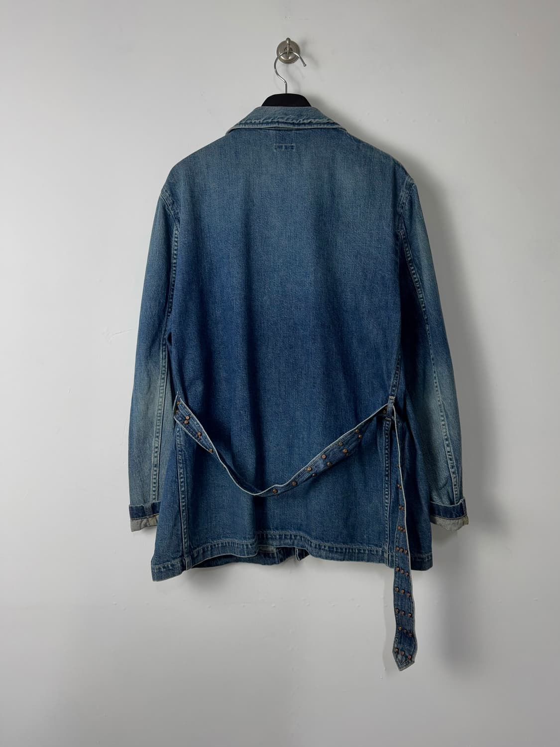 캐피탈 데님 벨티드 초어 자켓 상품이미지5