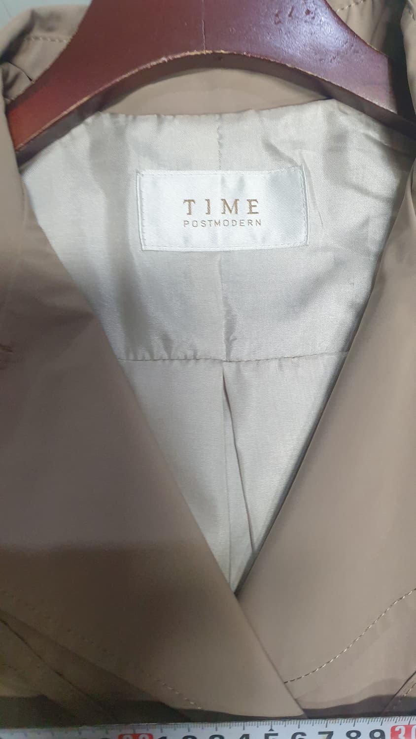 TIME 베이지 트렌치 코트 상품이미지7