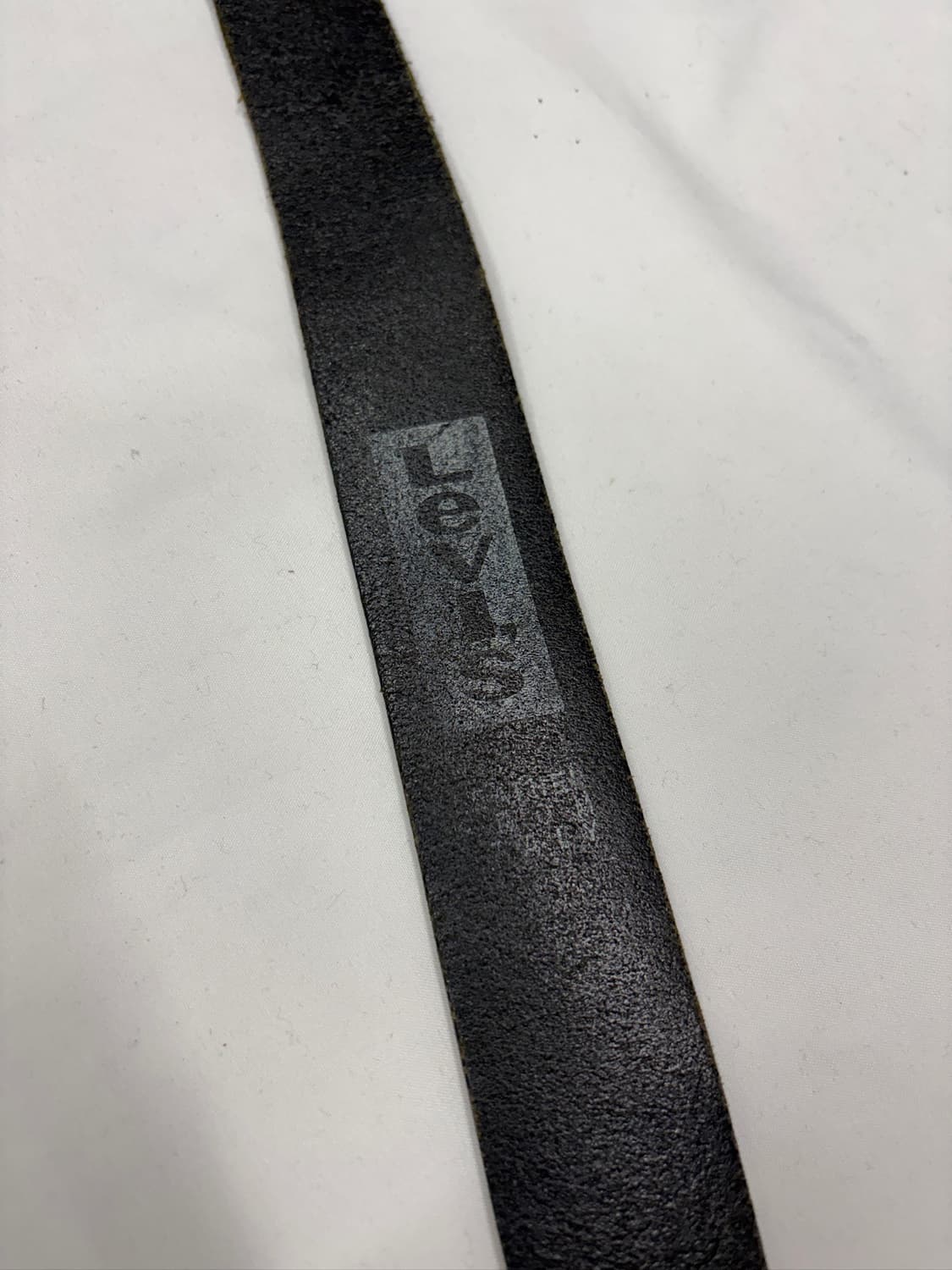 리바이스 빈티지 블랙 레더 벨트 상품이미지5