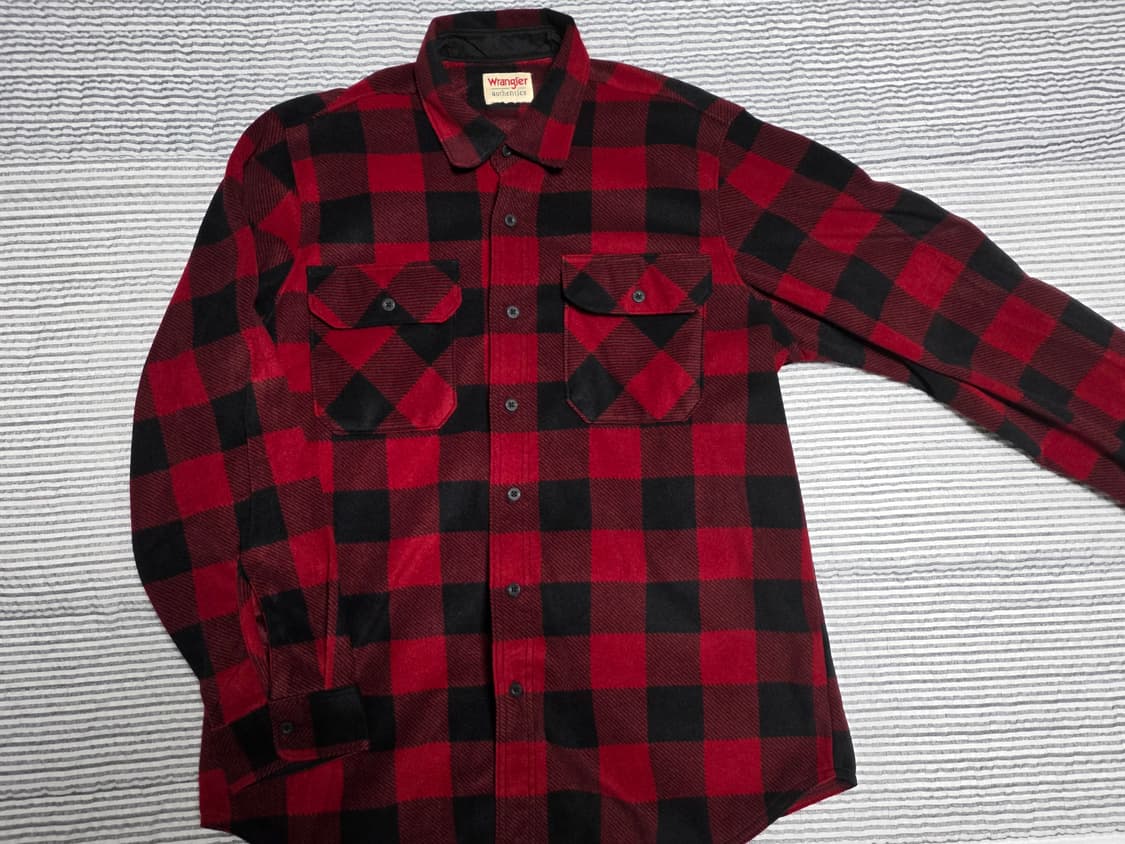 랭글러 플리스 버팔로 체크 셔츠 L 상품이미지1