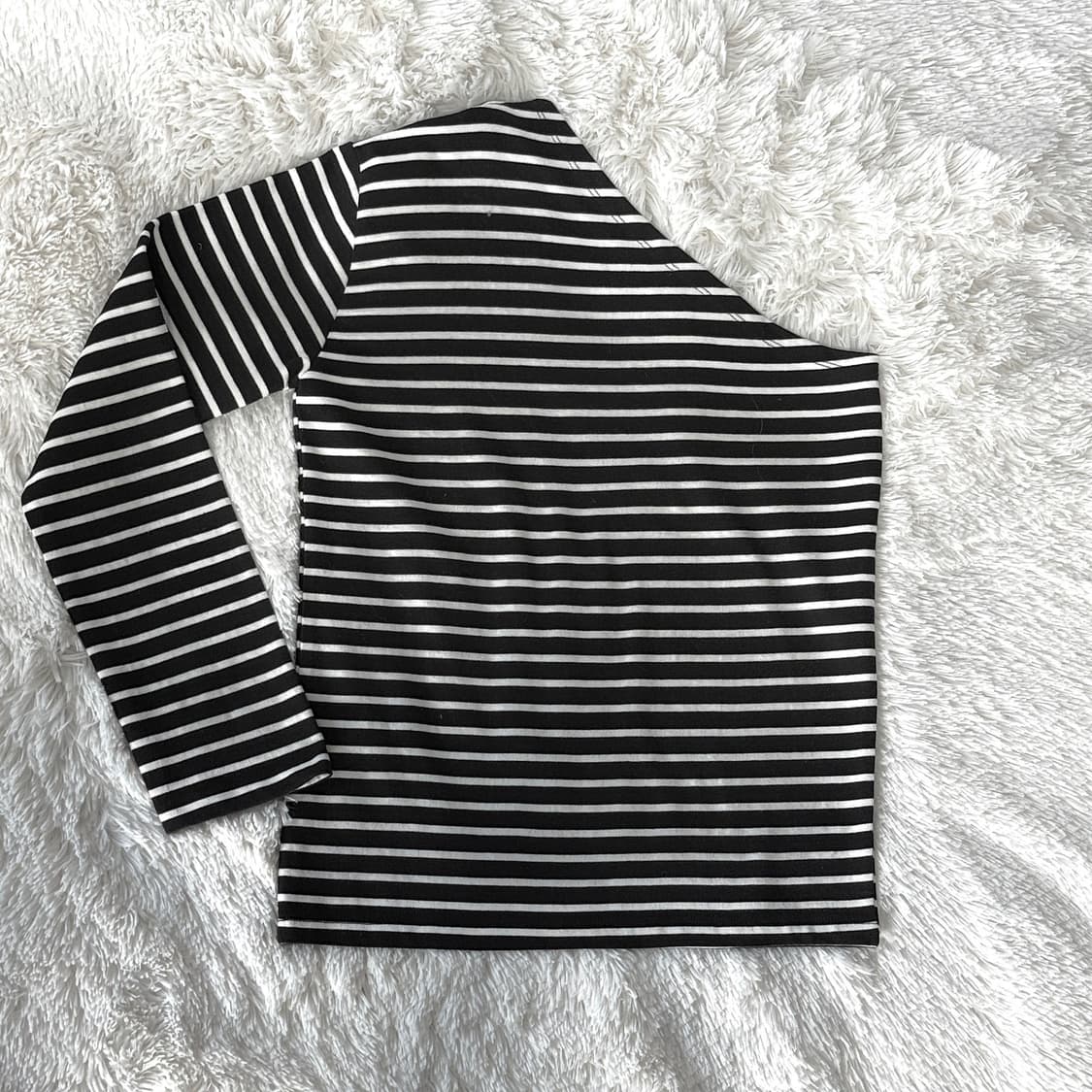 더프랭키샵 스트라이프 언발 저지 탑 상품이미지3