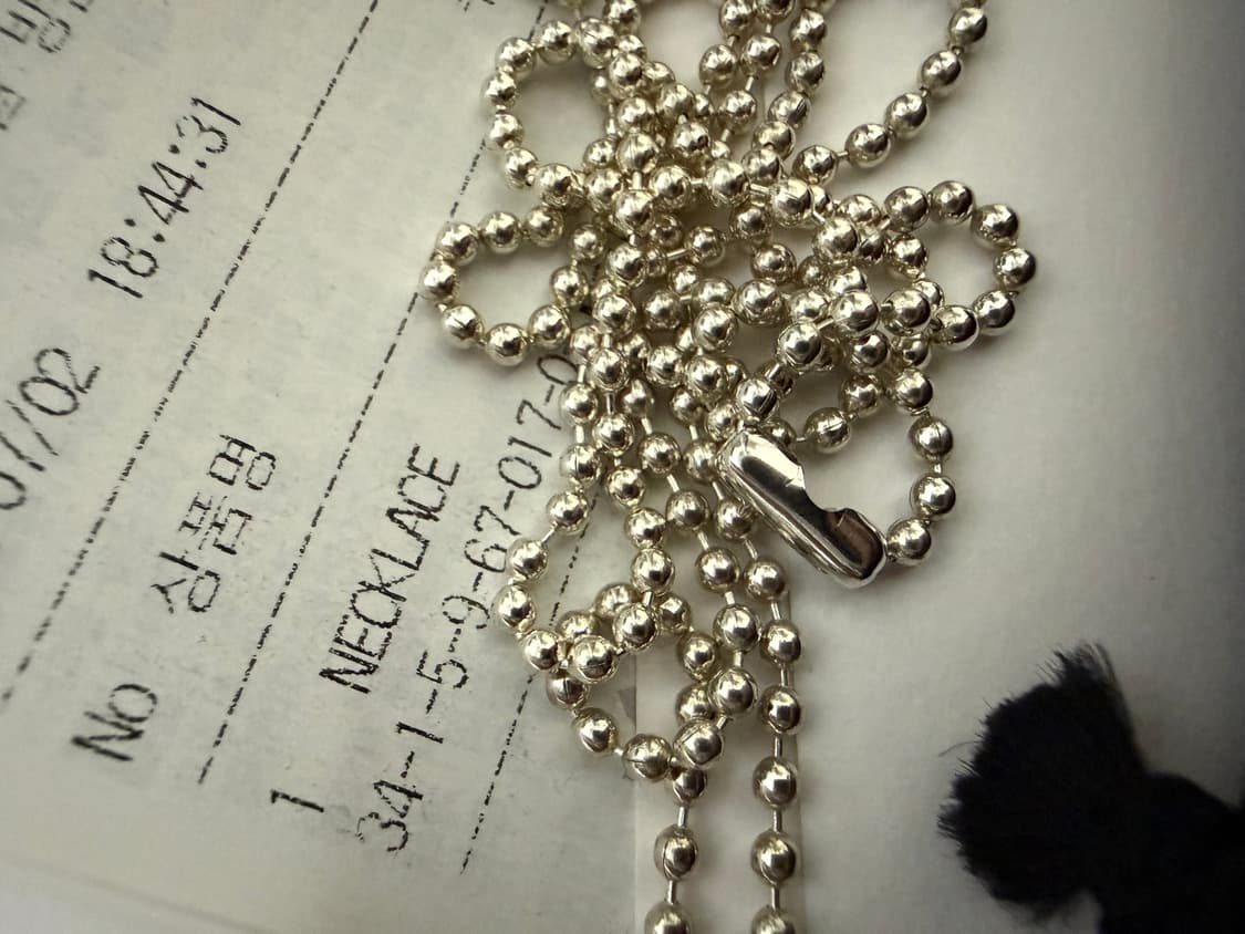 크롬하츠 볼체인 24인치 초극미 상품이미지2