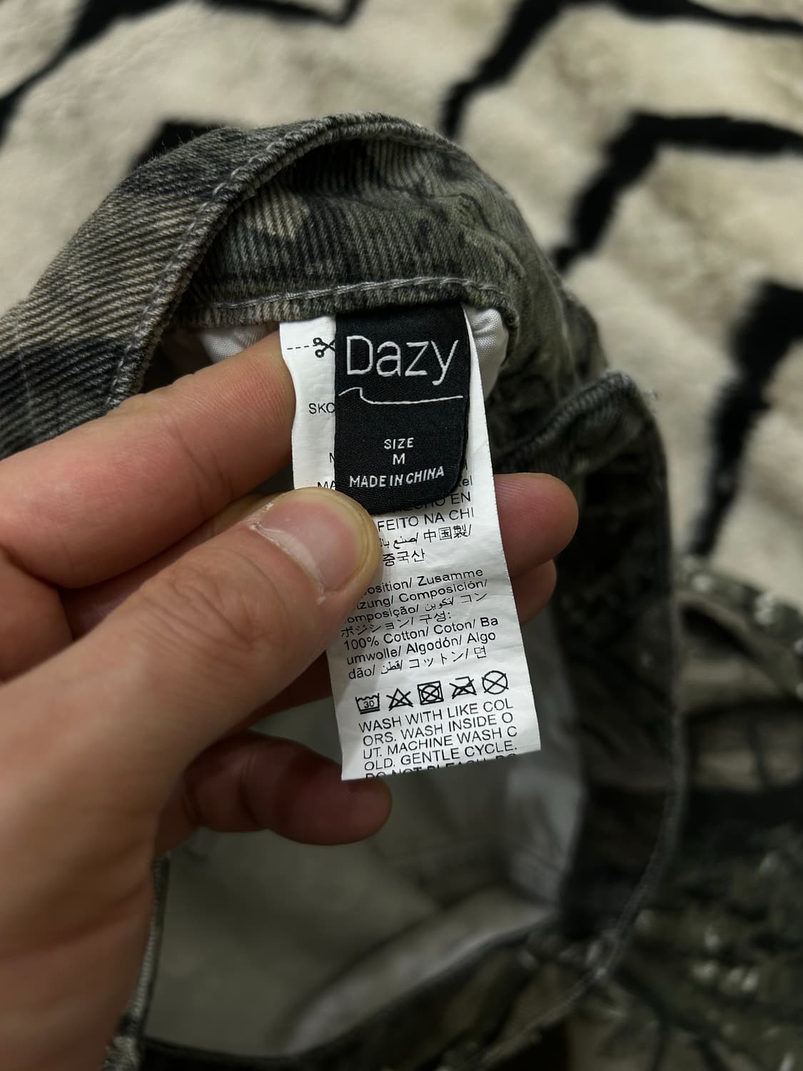 [여성M]빈티지 Dazy 리얼트리 카펜더 와이드 팬츠 상품이미지3