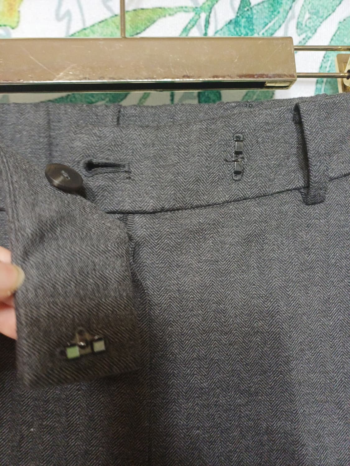 66~날씬 77)와이드 바지/와이드팬츠/통바지 상품이미지3