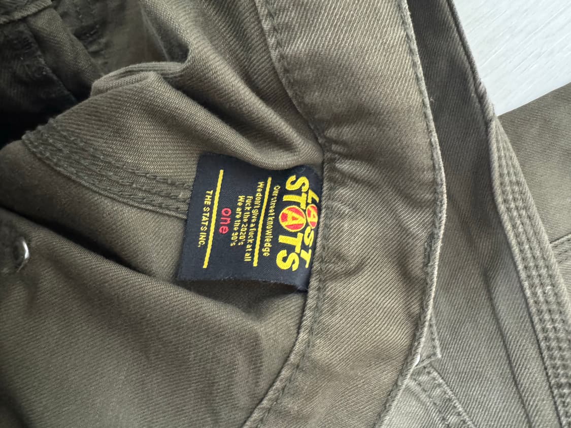 라스탯츠 더블니 올리브 팬츠 상품이미지5